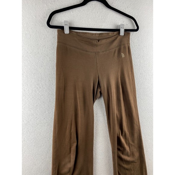 The North Face Pants Womens S Small Brown Yoga Pants Flared Pull On Stretch - Picture 3 of 16